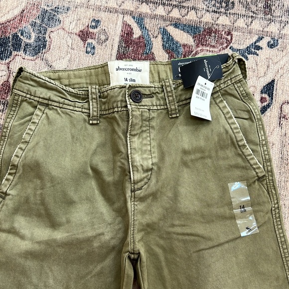 Abercrombie Kids Slim Straight Chino Pants - Picture 3 of 5